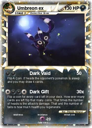 Pokemon Umbreon ex