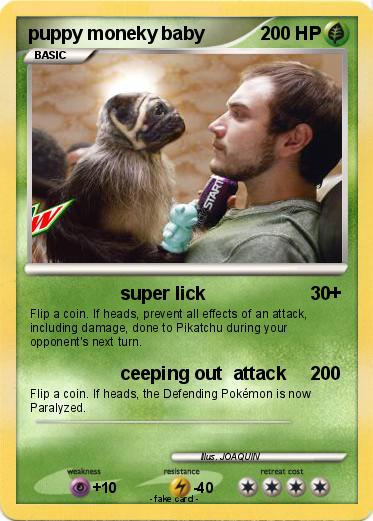 Pokemon puppy moneky baby