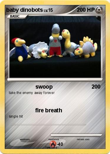 Pokemon baby dinobots