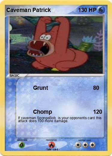 Pokemon Caveman Patrick