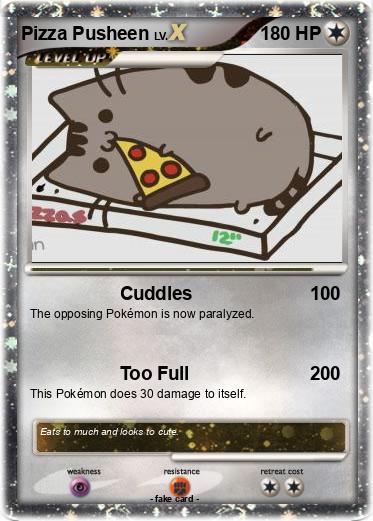 Pokemon Pizza Pusheen