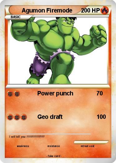 Pokemon Agumon Firemode