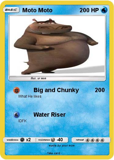 Pokemon Moto Moto