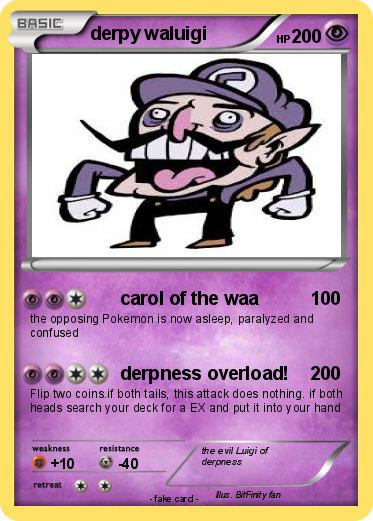 Pokemon derpy waluigi