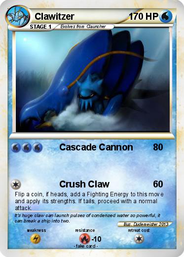 Pokemon Clawitzer