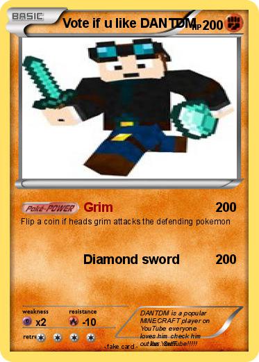 Pokemon Vote if u like DANTDM Pokemon Vote if u like DANTDM