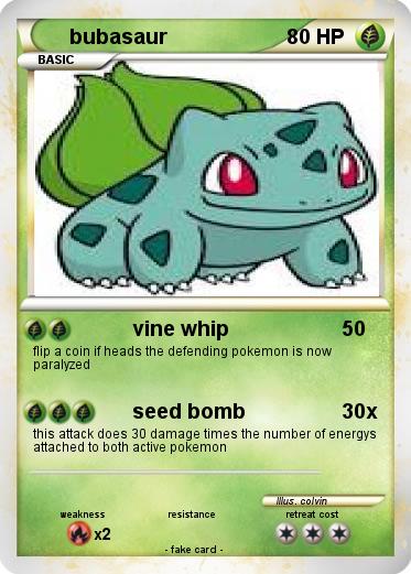 Pokemon bubasaur