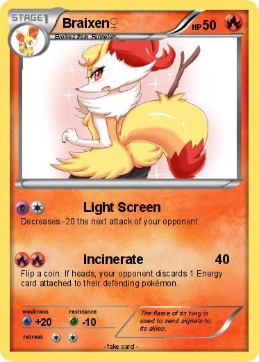 Pokemon Braixen♀