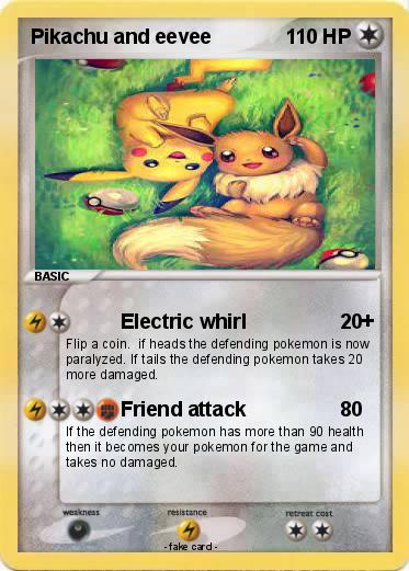 Pokemon Pikachu and eevee