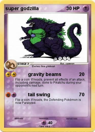 Pokemon super godzilla