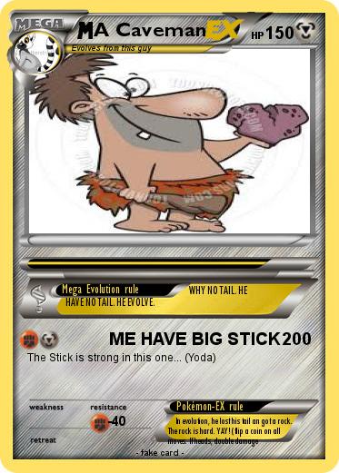 Pokemon A Caveman