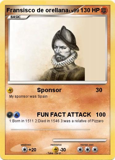 Pokemon Fransisco de orellana