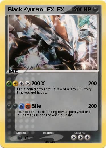 Pokemon Black Kyurem   EX  EX