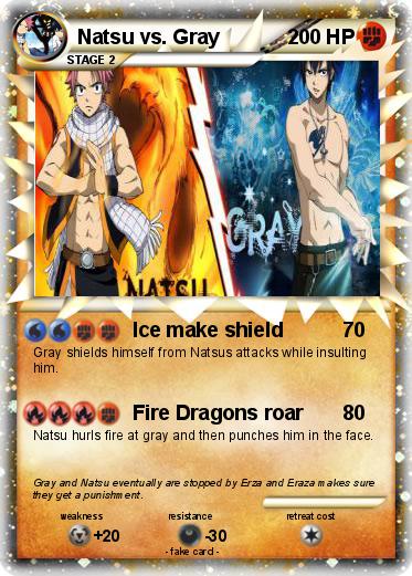 Pokemon Natsu vs. Gray