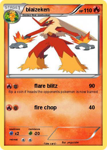 Pokemon blaizeken
