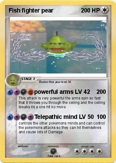 Pokemon Fish fighter pear