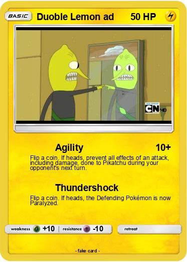 Pokemon Duoble Lemon ad