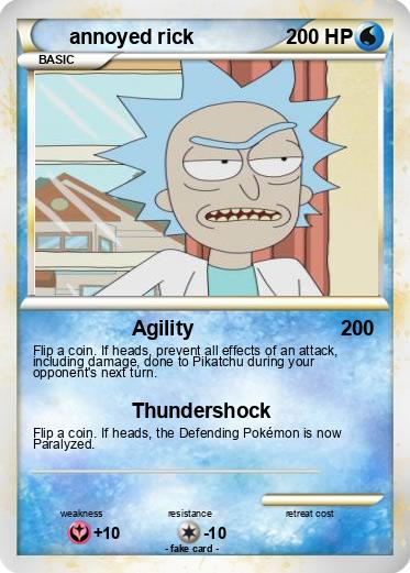 Pokemon annoyed rick