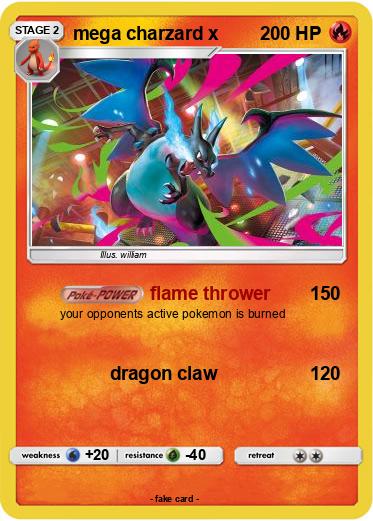 Pokemon mega charzard x