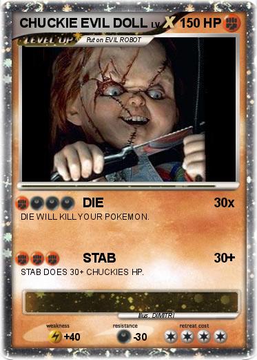 Pokemon CHUCKIE EVIL DOLL