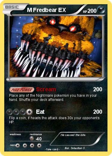 Pokemon M Fredbear EX