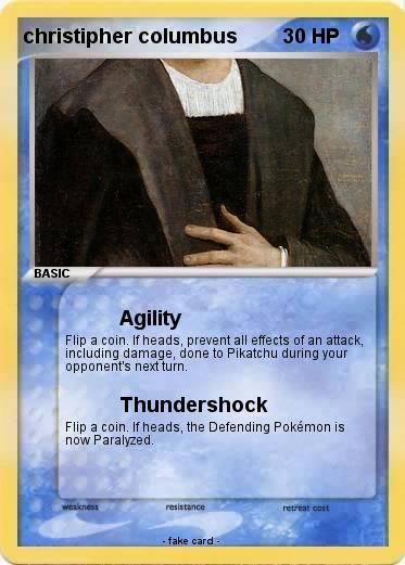 Pokemon christipher columbus