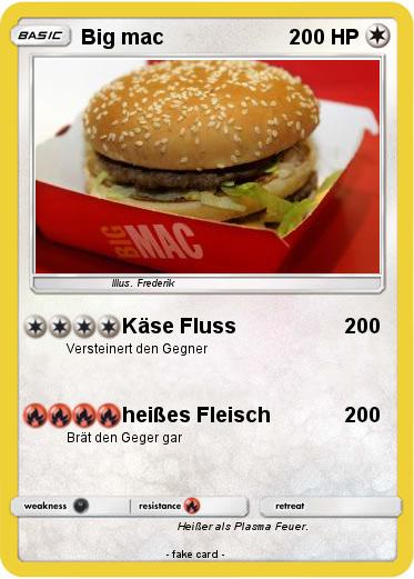 Pokemon Big mac
