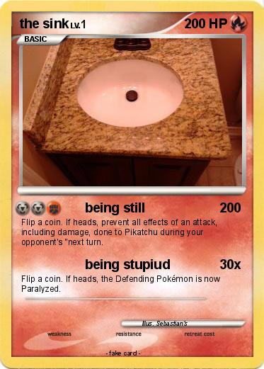 Pokemon the sink