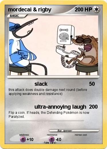 Pokemon mordecai & rigby