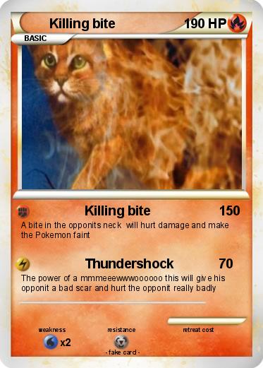 Pokemon Killing bite