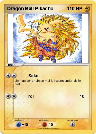 Pokemon Dragon Ball Pikachu