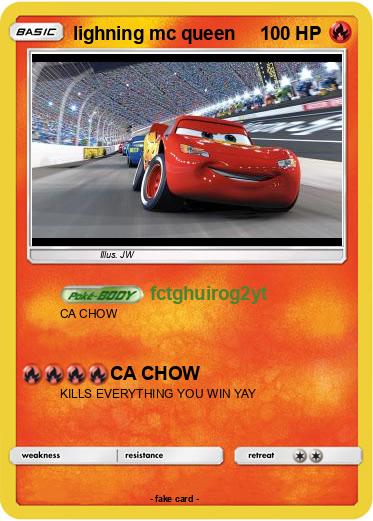 Pokemon lighning mc queen