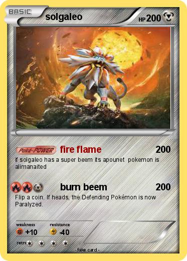 Pokemon solgaleo