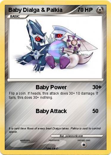 Pokemon Baby Dialga & Palkia