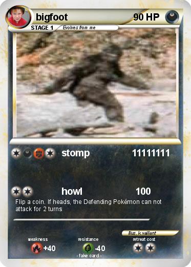 Pokemon bigfoot
