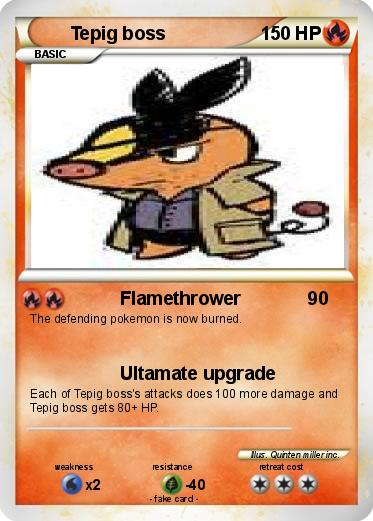 Pokemon Tepig boss