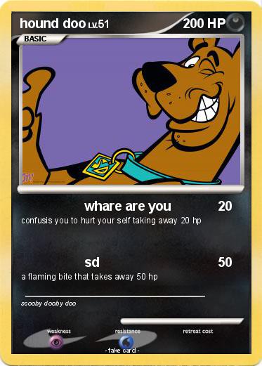 Pokemon hound doo