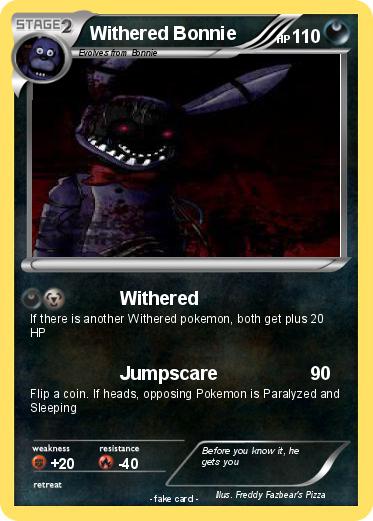 Pokemon Withered Bonnie