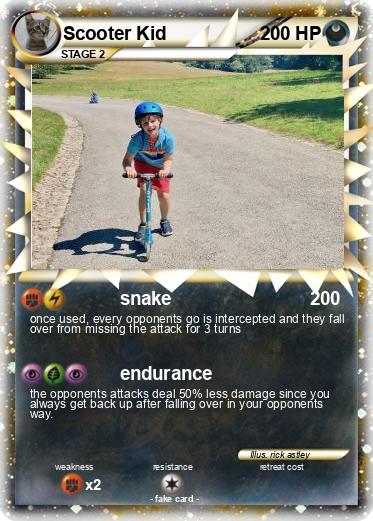 Pokemon Scooter Kid