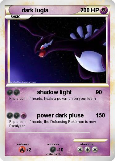 Pokemon dark lugia