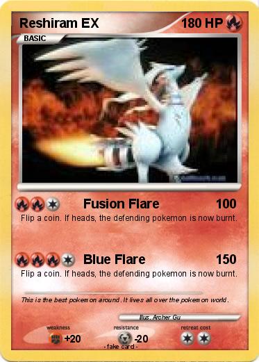 Pokemon Reshiram EX