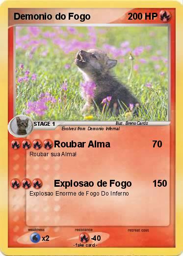 Pokemon Demonio do Fogo