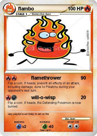 Pokemon flambo