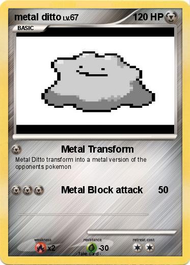 Pokemon metal ditto
