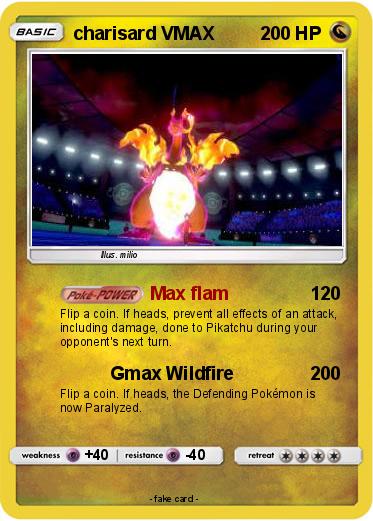 Pokemon charisard VMAX