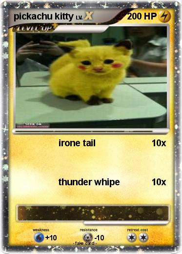 Pokemon pickachu kitty