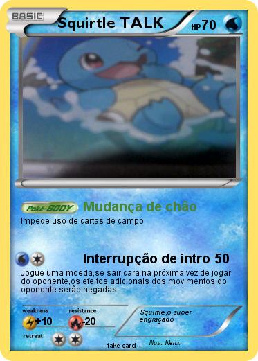 Pokemon Squirtle TALK