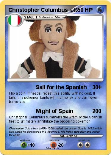 Pokemon Christopher Columbus