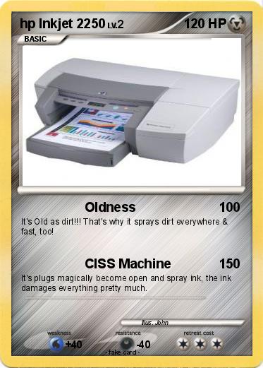 Pokemon hp Inkjet 2250