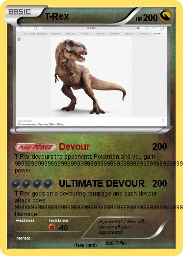 Pokemon T-Rex